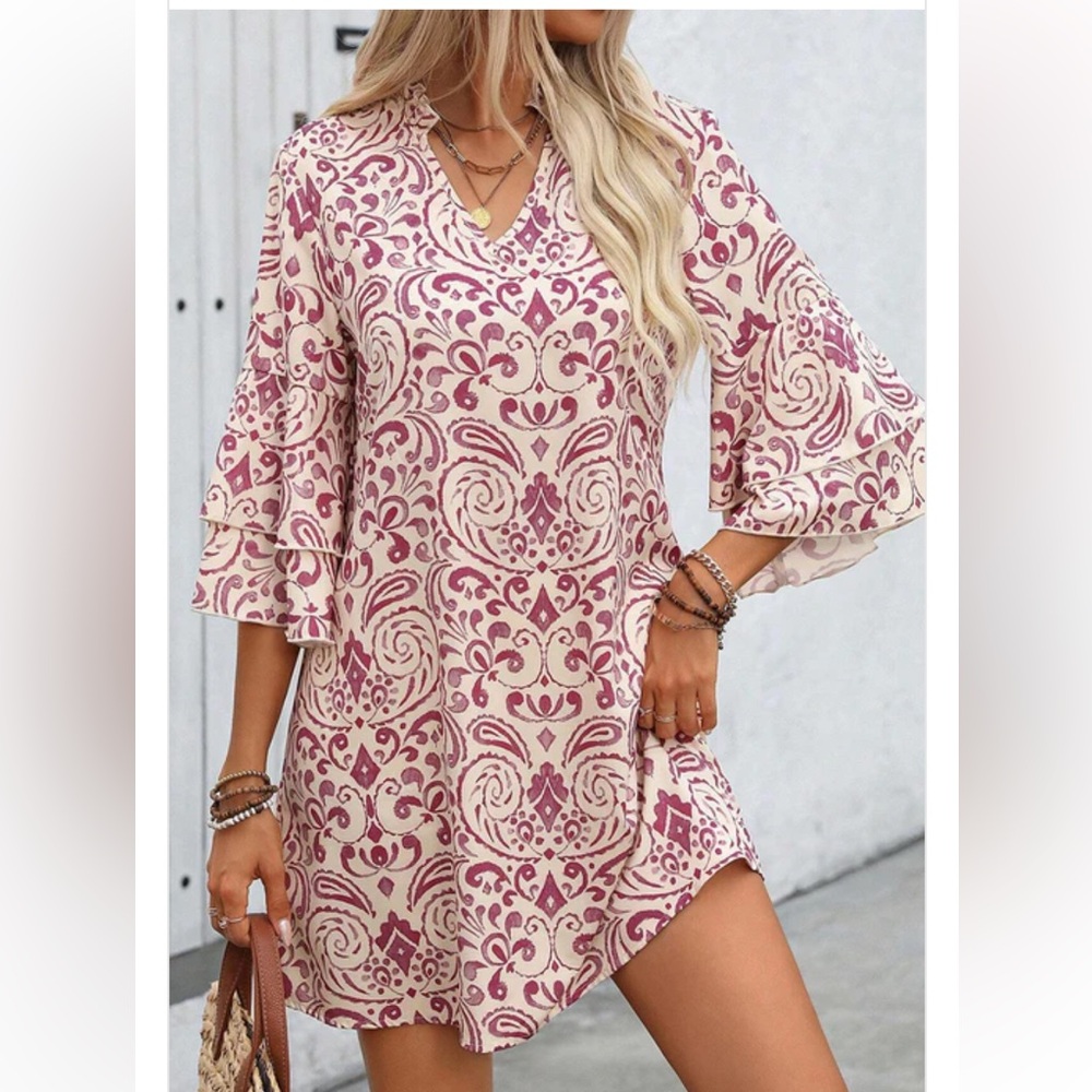 Sexy & Flouncy Boho Dress -Sz XL